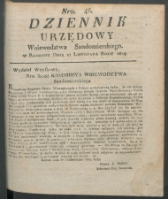 dziennik urzedowy woj.sandomierskiego 1819-46-00001